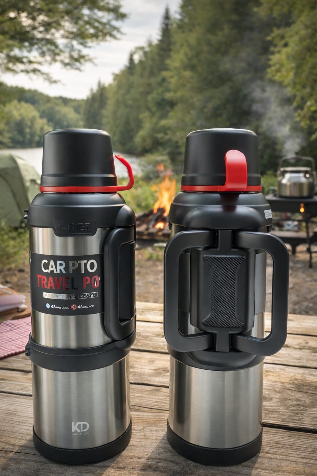 TRAVEL 4 LT PASLANMAZ ÇELİK TERMOS (GRİ)